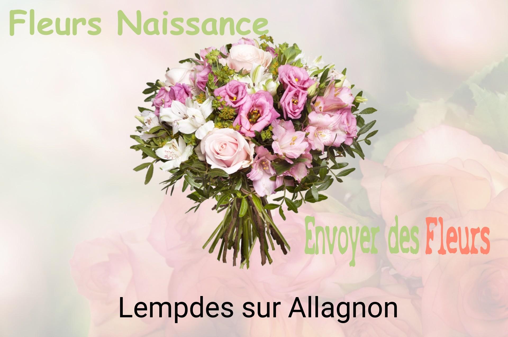 Bouquet de fleurs de naissance livré à Lempdes-sur-Allagnon